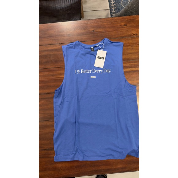 Lskd Other - LSKD 1% Better FLXCotton Training Tank Power Cobalt Blue XL MTNK01044 NEW NWT